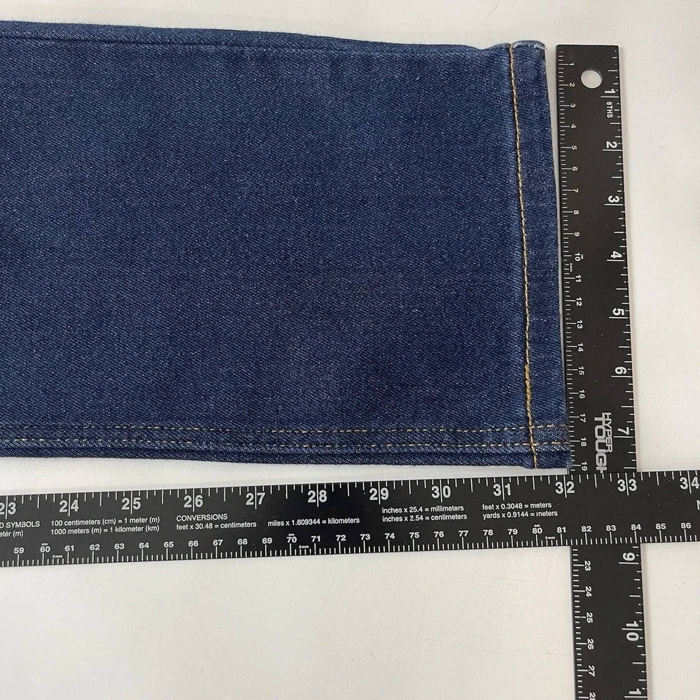 Levis 511 Jeans Men 36x32 Blue Slim Dark Wash Stretch Denim Preppy Grunge NEW